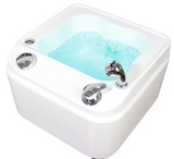 Bol de pédicure mobile pour spa avec jet et lumières LED V17