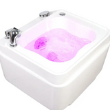 Movable Foot Spa Pedicure Bowl with Jet & LED Lights V17