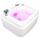 Bol de pédicure mobile pour spa avec jet et lumières LED V17