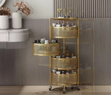 ProStyle Metal Hairdressing Trolley – High-Quality Salon Furniture P14