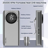Micromotor Portátil 35000RPM, Recarregável LED Display - Palpasaonline