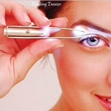 STAINLESS STEEL LED TWEEZER FOR EYEBROWS
